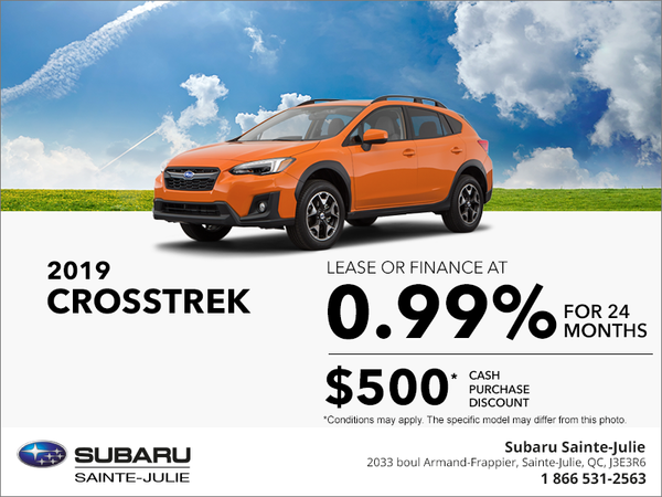 Get the 2019 Crosstrek today!