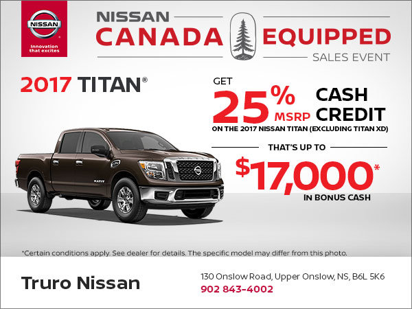 Buy the New 2017 Titan Today!