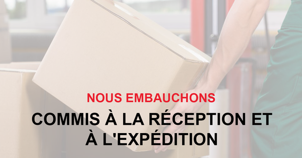 Commis à la réception et à l'expédition