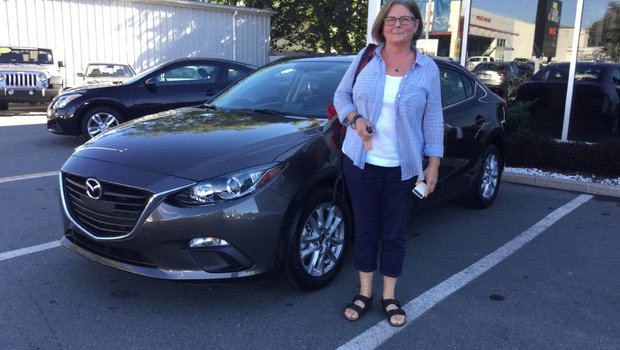 Cindy's first new car!! She's lovin it!!