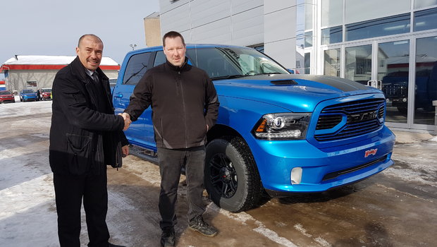 Merci Sébastien pour ton super Ram Sport bleu hydro.