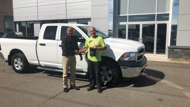 Un gros merci à M. Gaston Paré pour sa fidèle clientèle avec l'achat de son nouveau Ram.