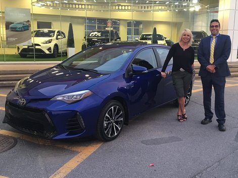 Merci à toute l'équipe Vimont Toyota Laval!!