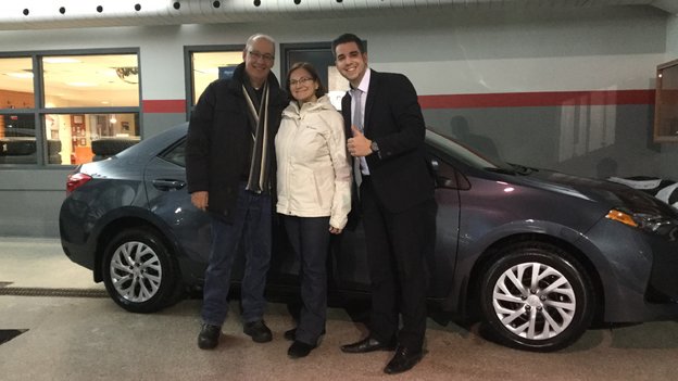 Heureux de notre nouvelle Corolla