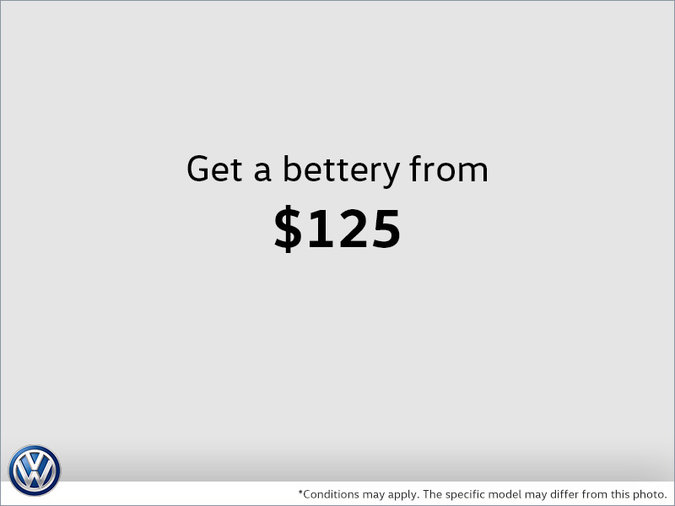 Get a Battery from $125