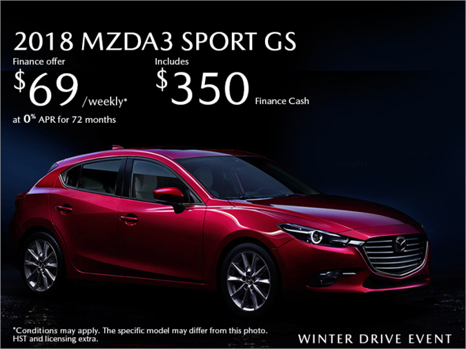 Half-Way Motors Mazda - Get the 2018 Mazda3 Sport Today!