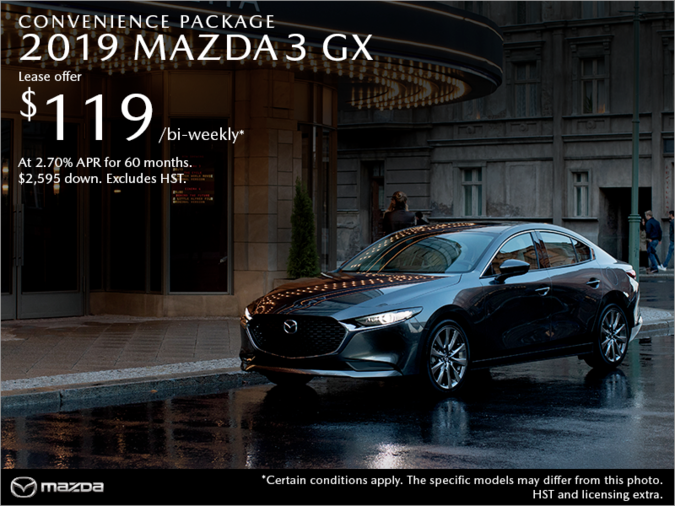 Half-Way Motors Mazda - Get the 2019 Mazda3 Today!