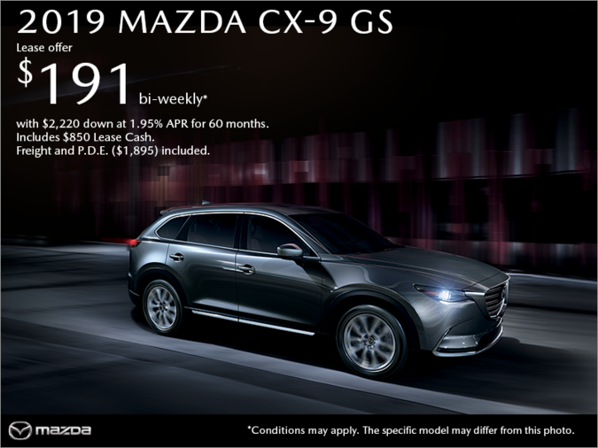 Get the 2019 Mazda CX-9 Today!