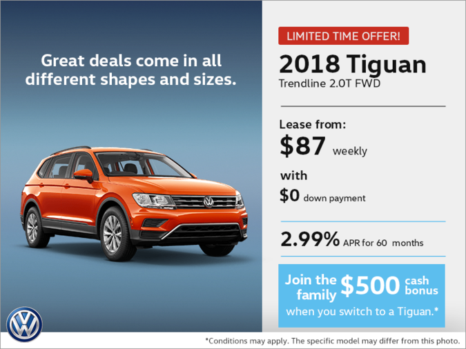 Lease the 2018 Tiguan!