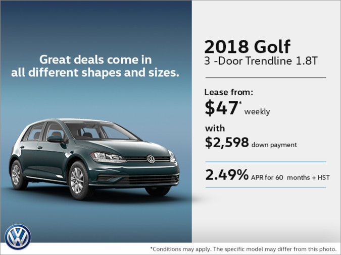 Get the 2018 Golf 3-Door Today!