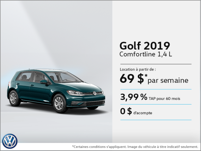 Louez la Golf 2019!