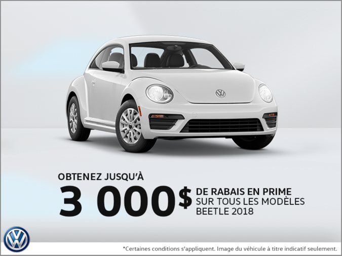 Obtenez la Beetle 2018!