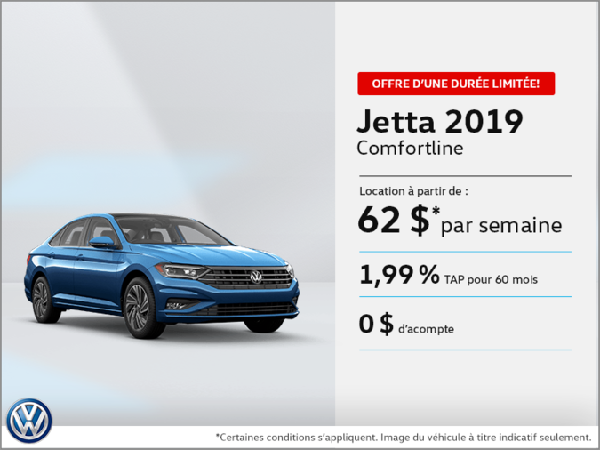 Louez la Jetta 2019!