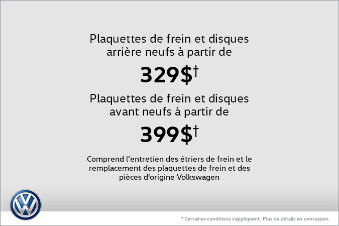Plaquettes de frein et disques