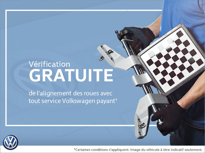 Vérification gratuite d'alignement des roues!