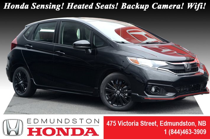 19 Honda Fit Sport Hs Honda Sensing Wifi Heated Seats Apple Carplay Android Auto New For Sale In Edmundston Edmundston Honda