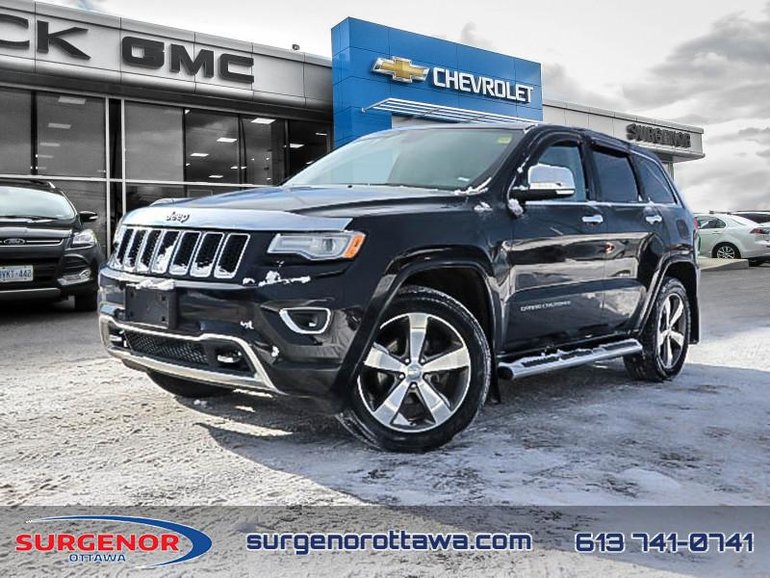 Used 2015 Jeep Grand Cherokee 4x4 Overland 198 B/W for