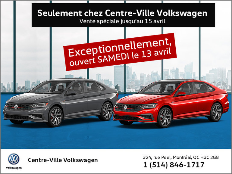 Seulement chez Centre-Ville Volkswagen
