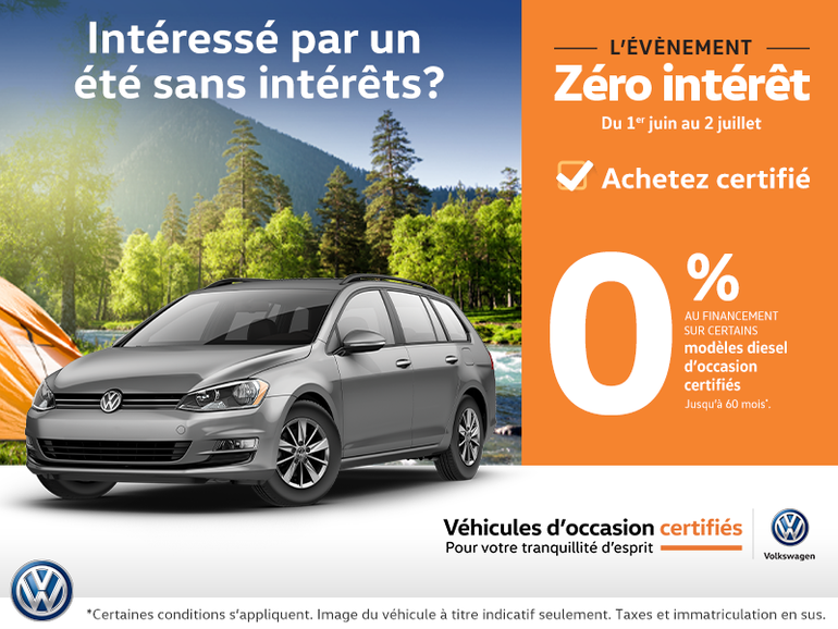 L'événement Zéro Intérêt!