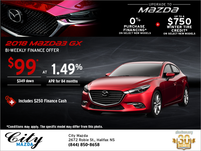 Get the 2018 Mazda3 Today!