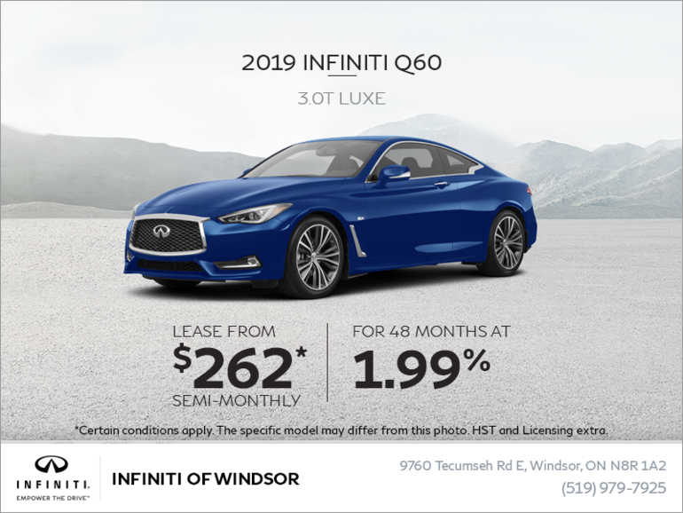 2019 Infiniti Q60 3.0T Luxe