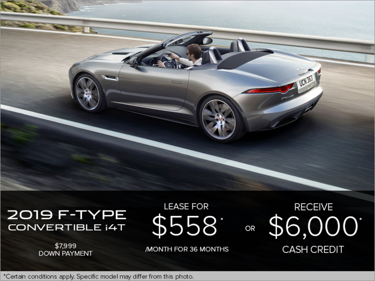 The 2019 Jaguar F-TYPE Convertible i4T