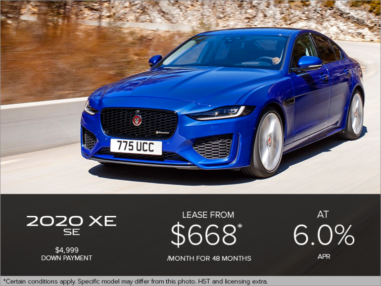 The 2020 Jaguar XE SE