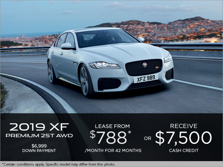 The 2019 Jaguar XF Premium AWD
