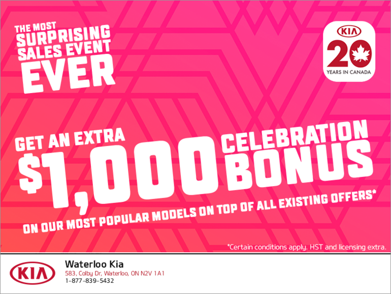 Kia 20 years in Canada Event!