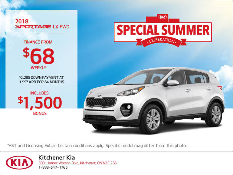 Finance the 2018 Sportage!