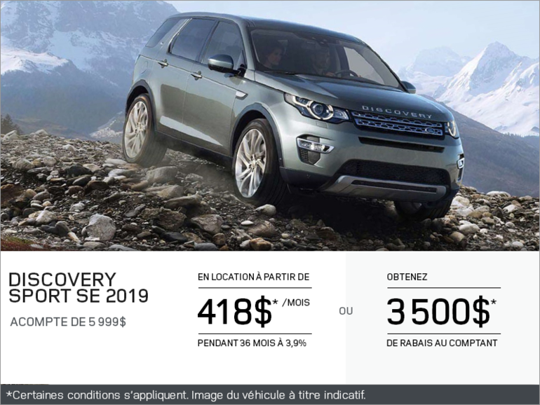 Le Land Rover Discovery Sport SE 2019