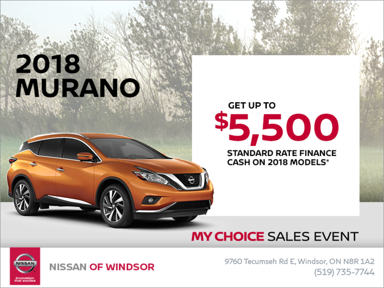 Get the 2018 Murano Today!
