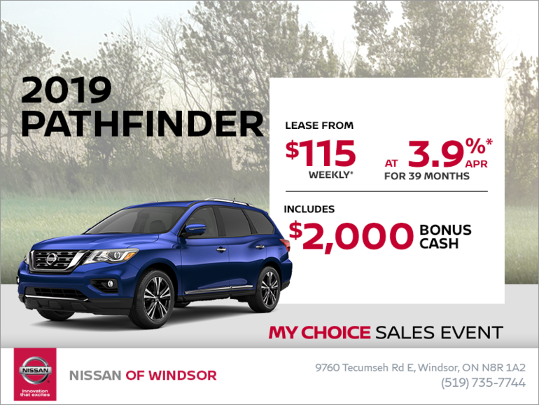 Get the 2019 Nissan Pathfinder Today!