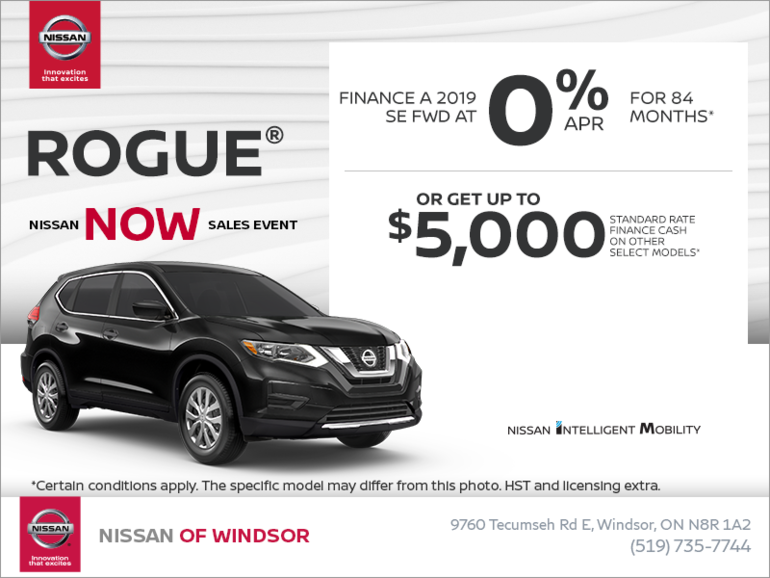 Get the 2019 Nissan Rogue Today!