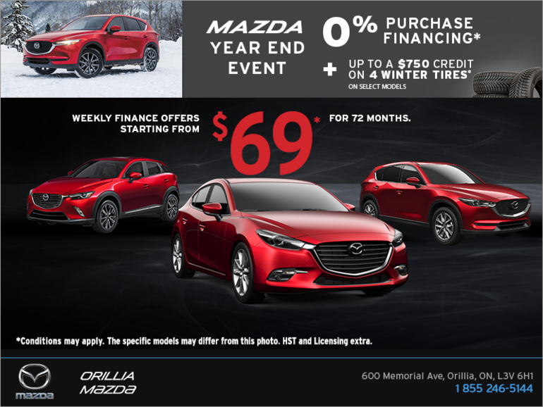 The Mazda Year End Event!