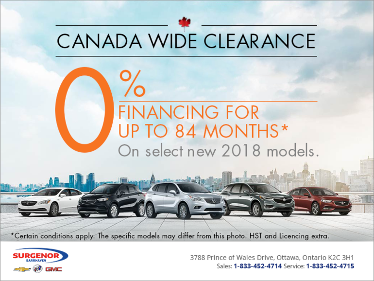 Canada Wide Clearance