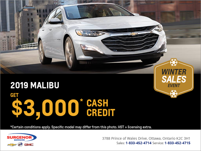 Get the 2019 Chevrolet Malibu