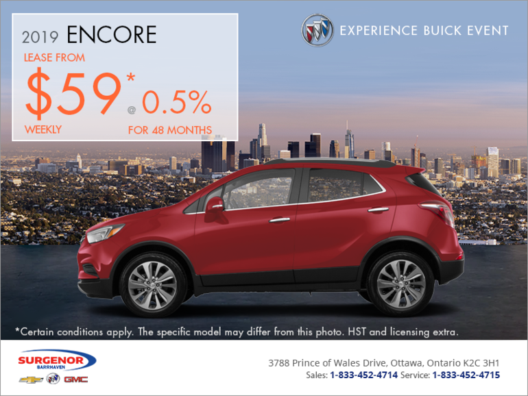 Lease the 2019 Buick Encore