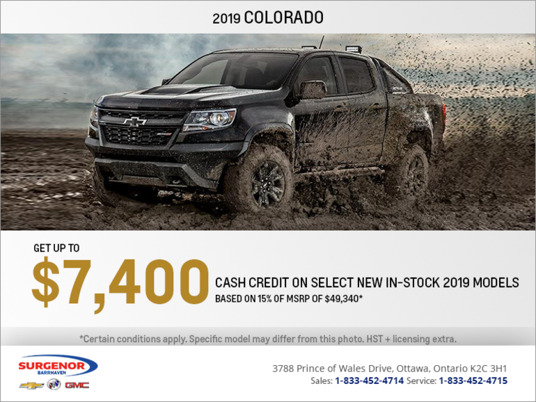 Get the 2019 Chevrolet Colorado
