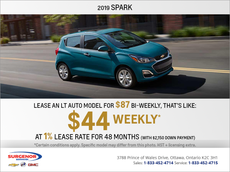 Get the 2019 Chevrolet Spark
