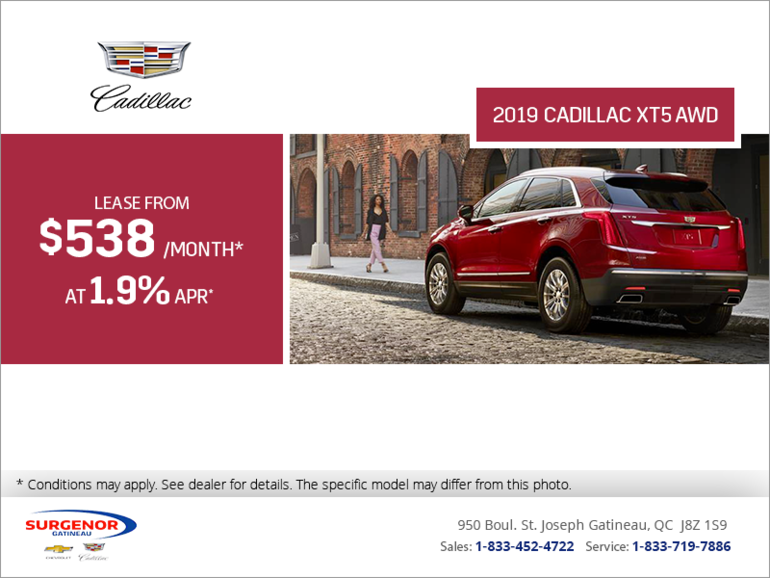 2019 Cadillac XT5