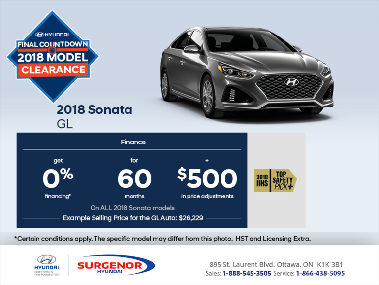 Finance the 2018 Sonata!