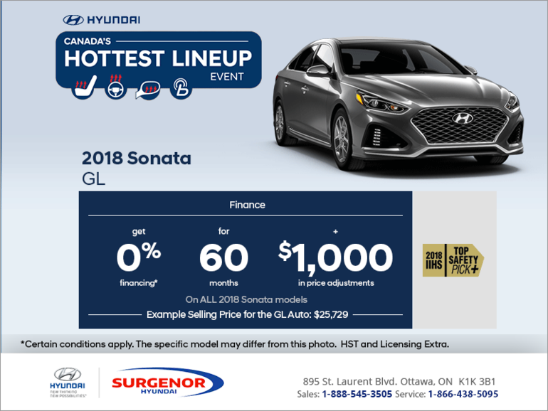 Finance the 2018 Sonata!