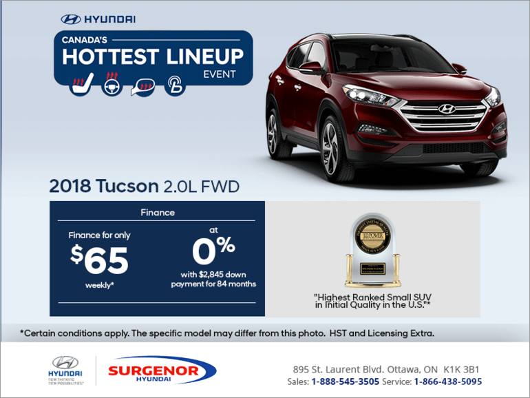 Get the 2018 Tucson today!