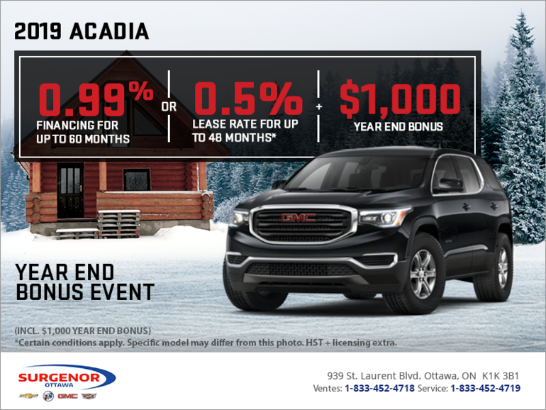 The 2019 GMC Acadia