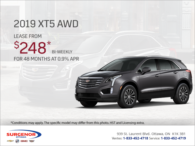 2019 Cadillac XT5