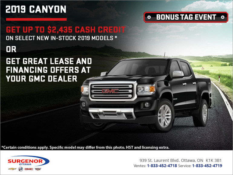 The 2019 GMC Canyon