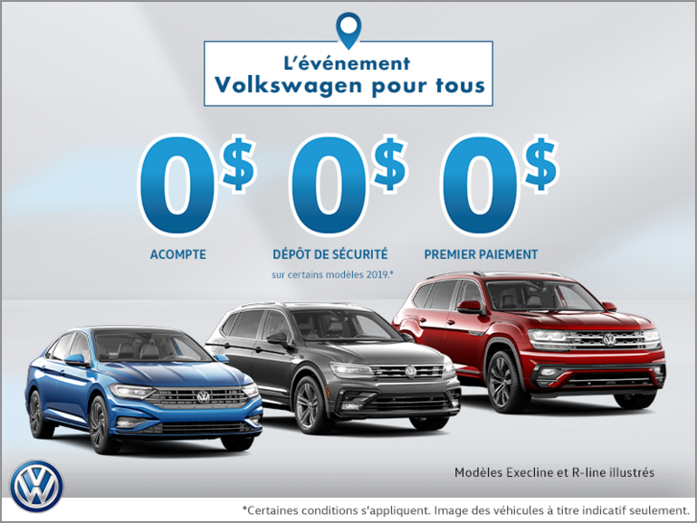 L'événement Volkswagen pour tous!
