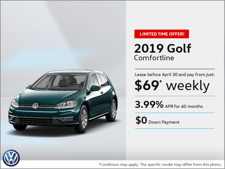 Lease the 2019 Golf!