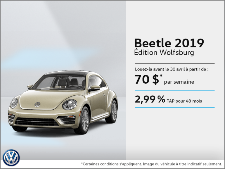 Louez la Beetle 2019!